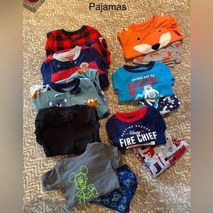 18 and 12-18 month Pajamas Lot